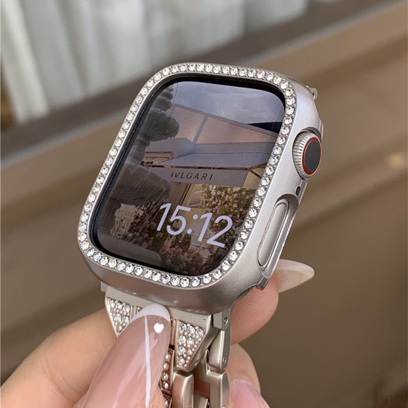 Os1アップルウォッチカバーケース　Apple Watch キラキラ　カスタムなど様々なベルトと装着可能です